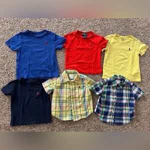 Ralph Lauren 12-18months boys shirts (lot of 6)